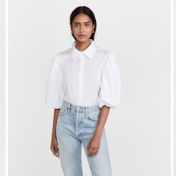 Glamorous Puff Sleeve Blouse NWT - Picture 5 of 10